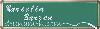 Mariella Barzen Visitenkarte